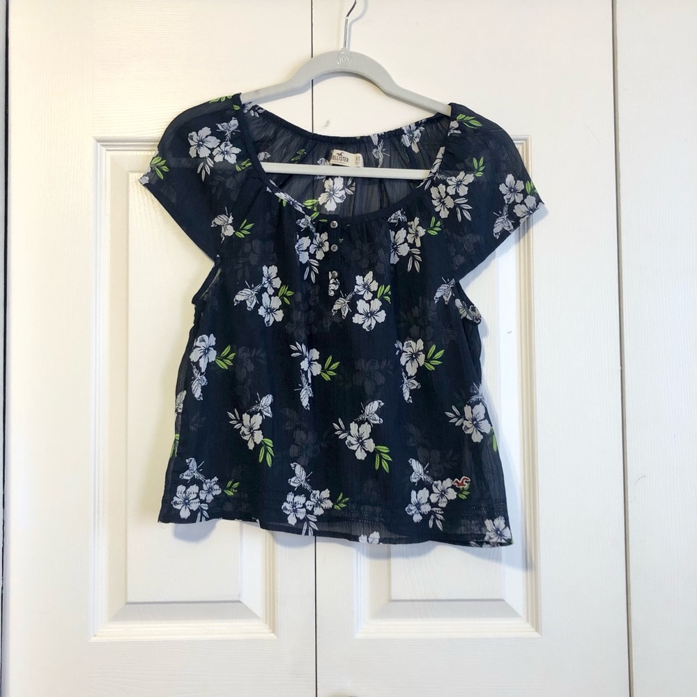 Hollister Sheer crop top